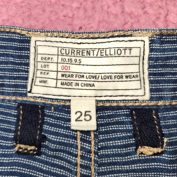 Current/elliot striped shorts size 25 - Picture 4 of 5